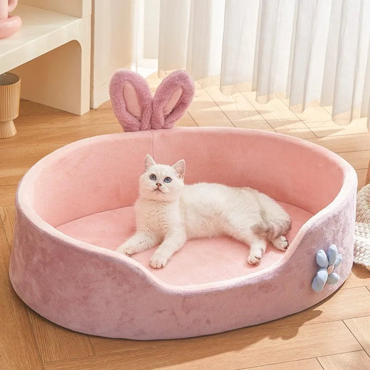 Detachable Pet Bed Pet Bed Detachable Washable Dog Sleeping Bed Soft Comfortable Warm Cat Bed for Four Seasons Soft Pet Bed