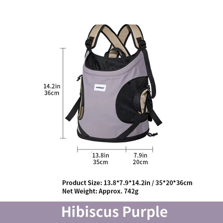 Pet Front Carry Chest Backpack – Stylish, Secure & Super Comfortable for Outdoor Adventures