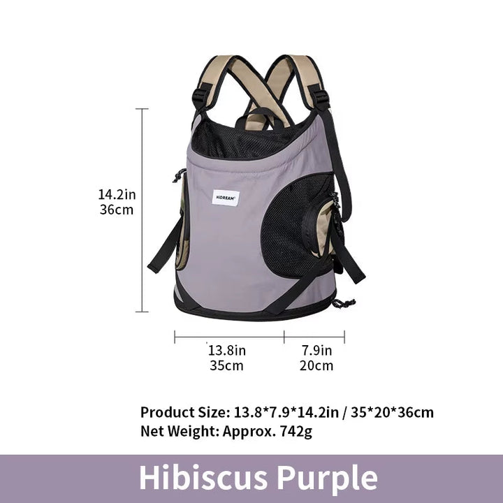 Pet Chest Backpack Front Carrying Tote Backpack Dogs and Cats Breathable Portable Outdoor Bag Shoulder Cat Bag