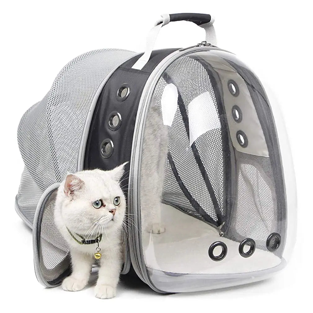 Cat Bag Expandable Cat Carrier Backpack Portable Pet Puppy Traveling Outdoor Backpack Transporter Conveyor Cats Bag Pet Supplie