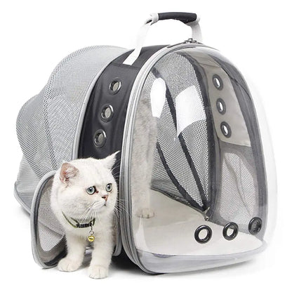 Cat Bag Expandable Cat Carrier Backpack Portable Pet Puppy Traveling Outdoor Backpack Transporter Conveyor Cats Bag Pet Supplie
