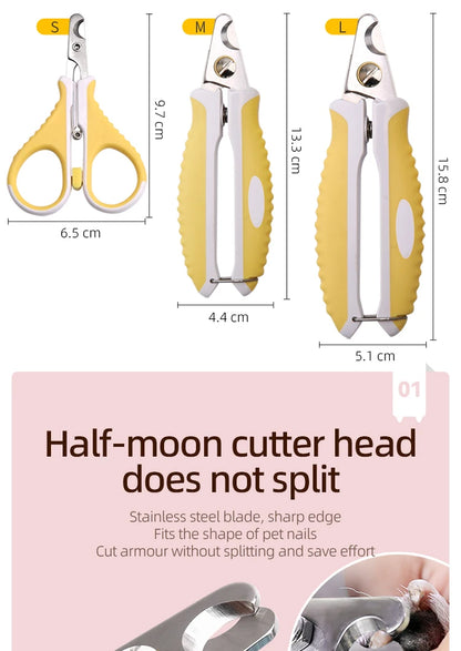Pet Nail Clipper Scissors Pet Dog Cat Nail Toe Claw Clippers Scissors Trimmer Grooming Tools for Animals Pet Supplies