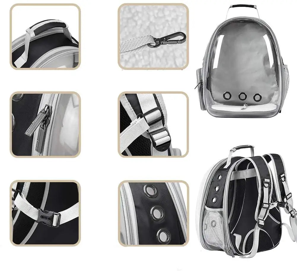 Cat Bag Expandable Cat Carrier Backpack Portable Pet Puppy Traveling Outdoor Backpack Transporter Conveyor Cats Bag Pet Supplie