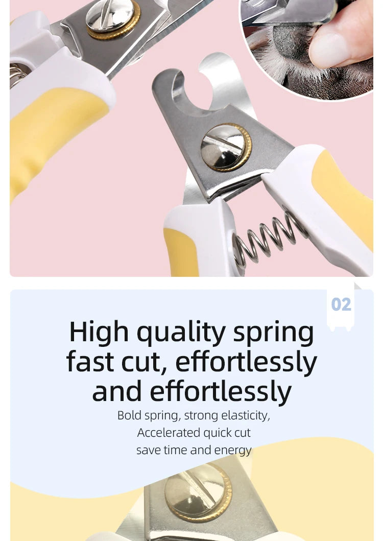 Pet Nail Clipper Scissors Pet Dog Cat Nail Toe Claw Clippers Scissors Trimmer Grooming Tools for Animals Pet Supplies