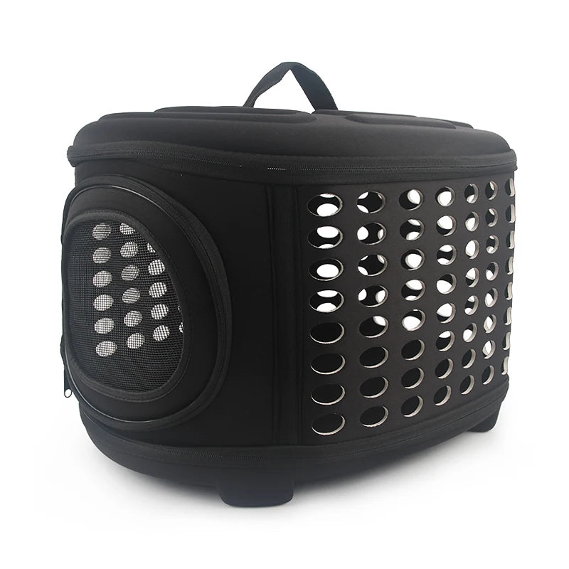 Travel Pet Bag Cat Flower Carriers Bags Breathable Pink Folding Small Dog Outdoor Shoulder Bag Folding Cats Carrying