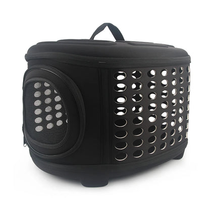 Travel Pet Bag Cat Flower Carriers Bags Breathable Pink Folding Small Dog Outdoor Shoulder Bag Folding Cats Carrying