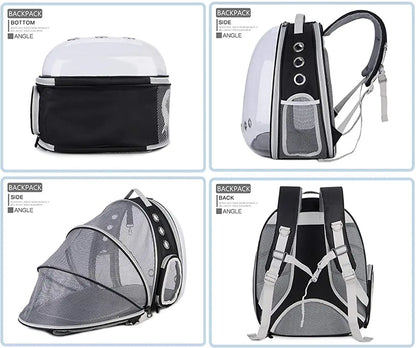 Cat Bag Expandable Cat Carrier Backpack Portable Pet Puppy Traveling Outdoor Backpack Transporter Conveyor Cats Bag Pet Supplie