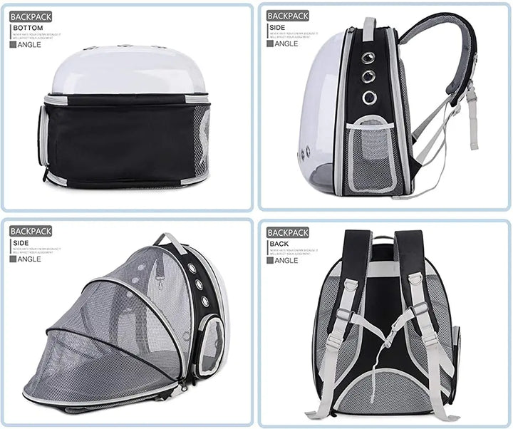 Cat Bag Expandable Cat Carrier Backpack Portable Pet Puppy Traveling Outdoor Backpack Transporter Conveyor Cats Bag Pet Supplie