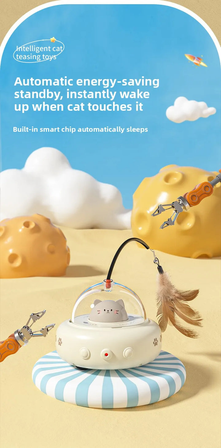 Intelligent automatic cat teasing toys self-hilarity relieving boredom electric induction cat toys pet supplies