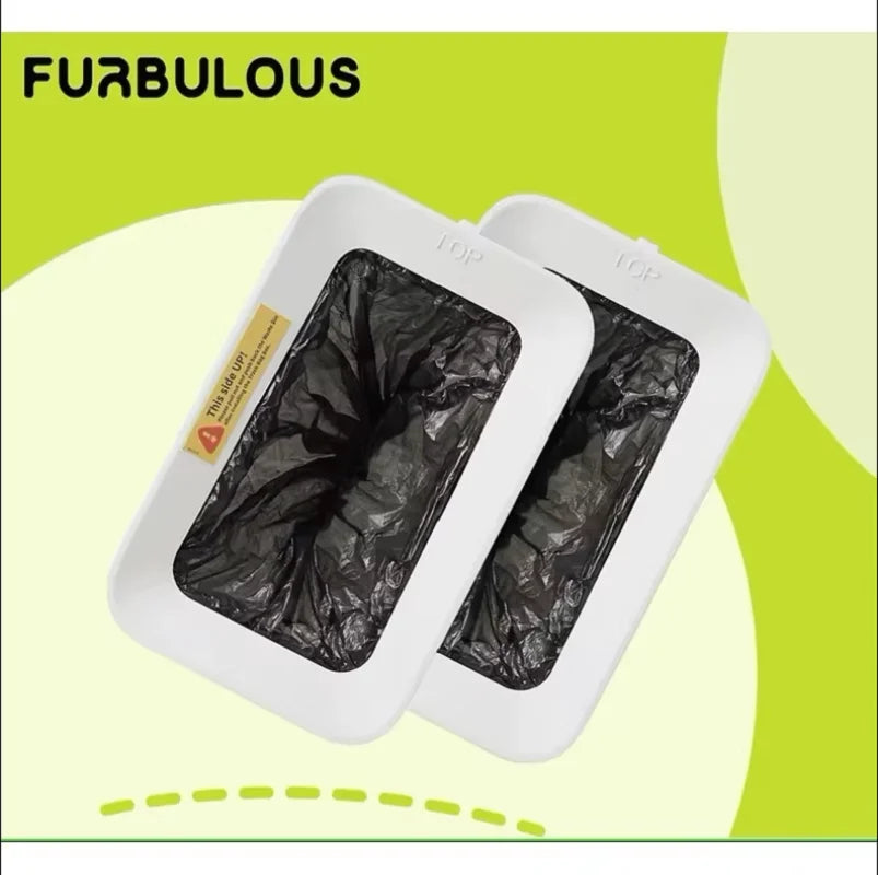 Trash Bag Box Automatic Cat Litter Box Self Cleaning Smart Cat Sandbox Large Capacity Cats Litter Box Accessories Pet Supplies