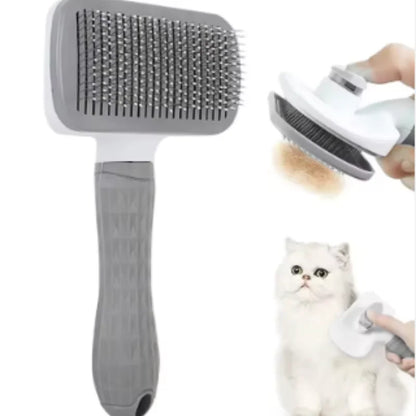 Pet Dog Brush Cat Comb Self Cleaning Pet Hair Remover Brush For Dogs Cats Grooming Tools Pets Dematting Comb Dogs Accessories