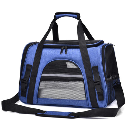 Cat Bags Portable Dog Carrier Bag Mesh Breathable Foldable Cats Carrier Bag Travel Breathable Transport Handbag Pet Travel Bags