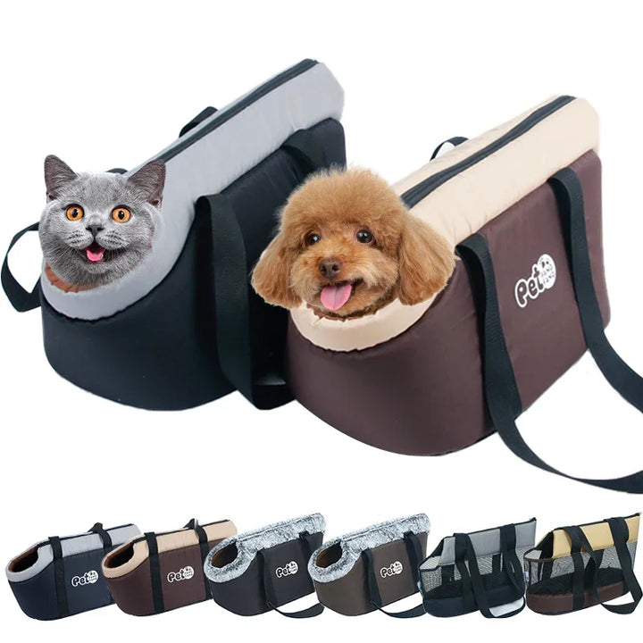 Portable One-Shoulder Pet Bags Outgoing Breathable Pet Dogs Cats Carrier Outdoor Travel Handbag For Puppy Chihuahua Teddy