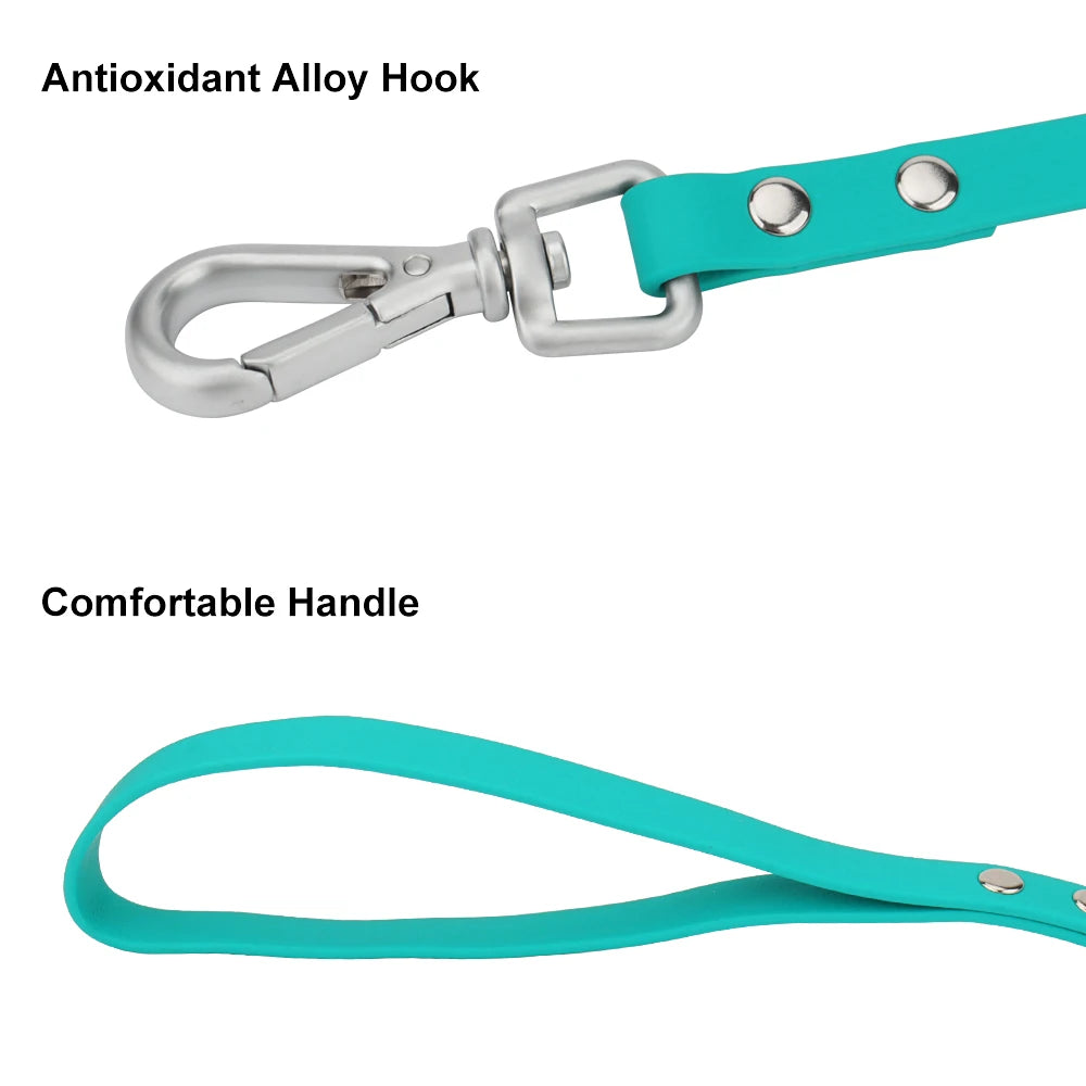 Long PVC Pet Leashes Traction Lead Rope For Medium Big Dogs Walk Training Dog Leashes Waterproof