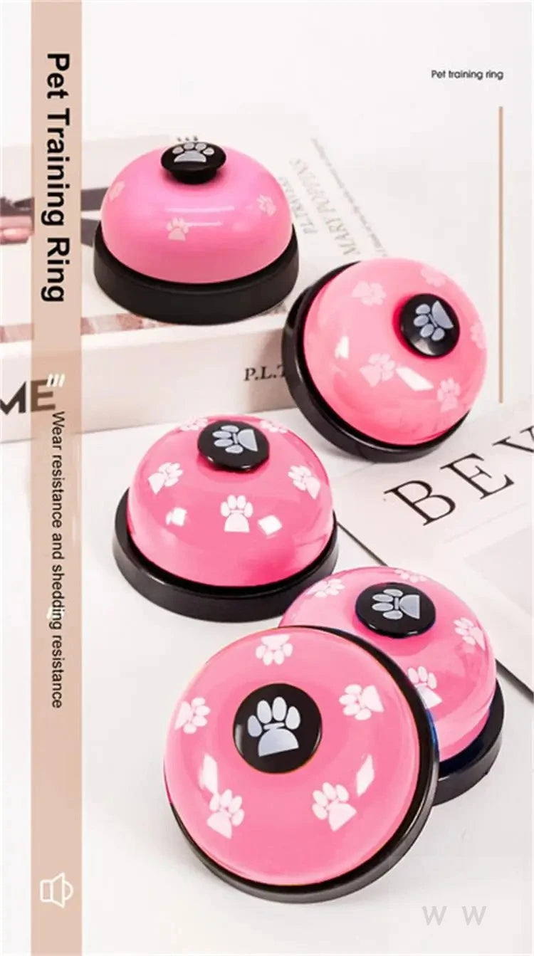1pc Pet Toy Training Dinner Small Bell Footprint Dog Toys for Teddy Puppy Pet Call Puppy Accessories Pet Toys