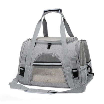 Cat Bags Portable Dog Carrier Bag Mesh Breathable Foldable Cats Carrier Bag Travel Breathable Transport Handbag Pet Travel Bags