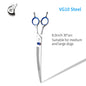 Crane Big Curved Pet Scissors 7.0/7.5/ 8/ 9/ 10 Inch For Dog Grooming Cutting High Quality Shears Large Dog Grooming VG10 Steel
