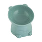 Pet Bowl Large Capacity Cats Bowls Oblique Mouth Cute Cartoon Cat Shape Cat Dog Food Dispenser Pet Feeder Pets Supplies