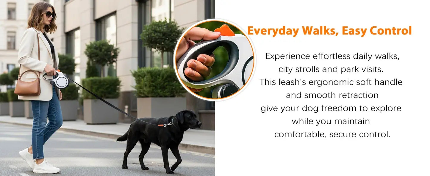 5m 8m 50kg Dog Leash Retractable Roulette Collar for Small Big Dogs Accessories Adjustable Walking Hiking French Bulldog Rope