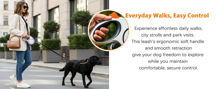 5m 8m 50kg Dog Leash Retractable Roulette Collar for Small Big Dogs Accessories Adjustable Walking Hiking French Bulldog Rope