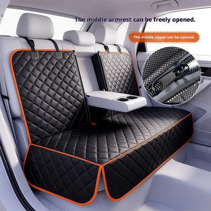 [G] Pet Dog Cat Car Seat Cover Pet Car Seat Pet Car Carrier Cushion Waterproof Wear Resistant Rear Seat Portable Pet Supplies