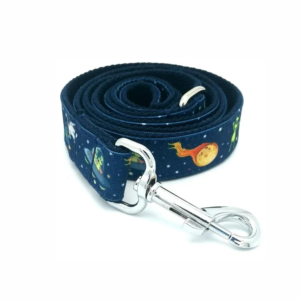 Free Engraving Personalized Dog Collars,Matching Leashes,Customized ID Name Contacts Muilti Design Adjustable Pet Collars