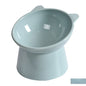 Pet Bowl Large Capacity Cats Bowls Oblique Mouth Cute Cartoon Cat Shape Cat Dog Food Dispenser Pet Feeder Pets Supplies
