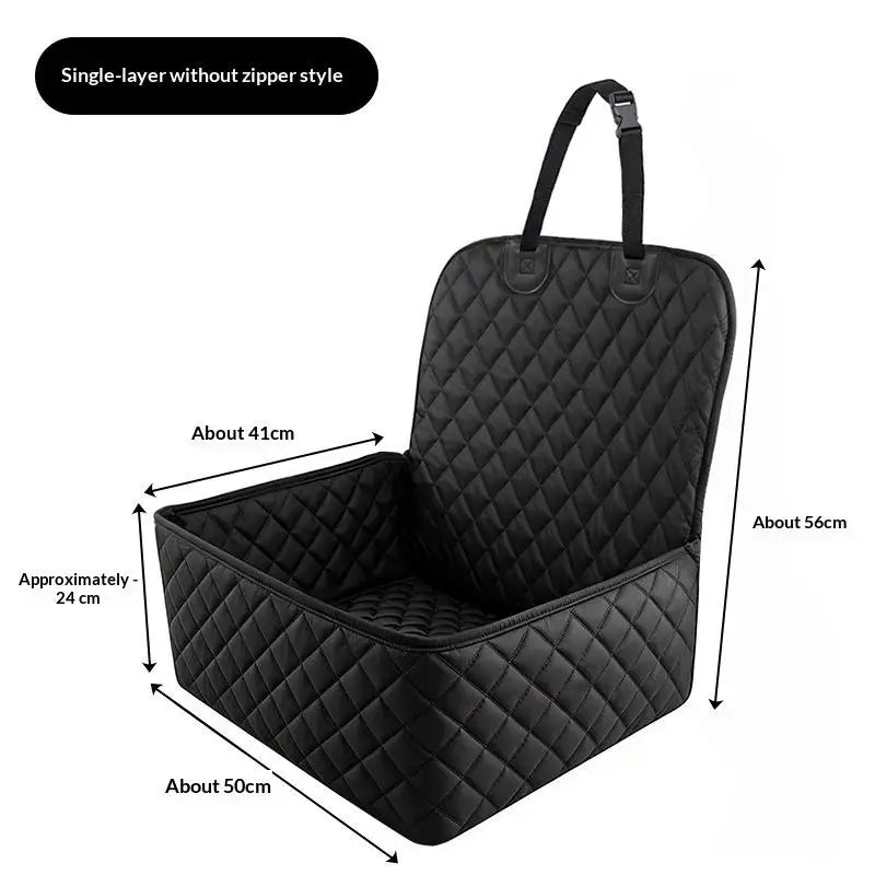 [G] Pet Dog Cat Car Seat Cover Pet Car Seat Pet Car Carrier Cushion Waterproof Wear Resistant Rear Seat Portable Pet Supplies