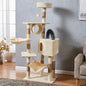 Large Cat Tree Tower with Multiple Hamocks, Scratch Tower, Villa Training Aids, Furniture, Pet Products Supplies