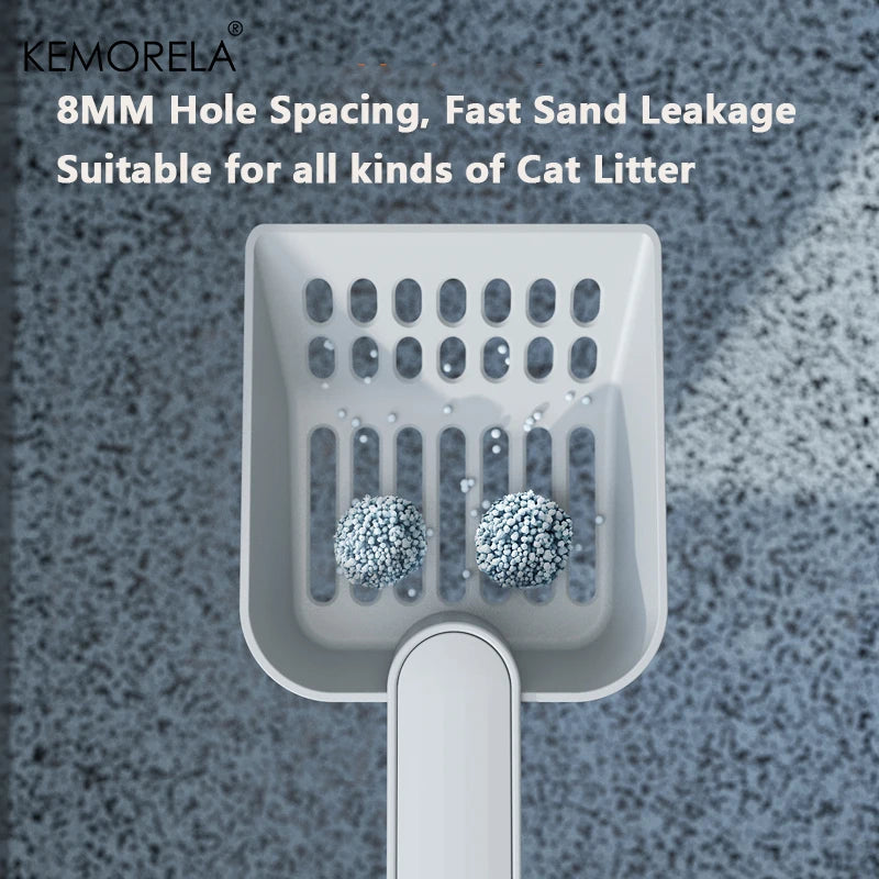 KEMORELA Cat Litter Scoop Self-Cleaning Cat Litter Box Shovel Kitty Toilet Clean Tool for Litter Tray Shovel Cat Supplies