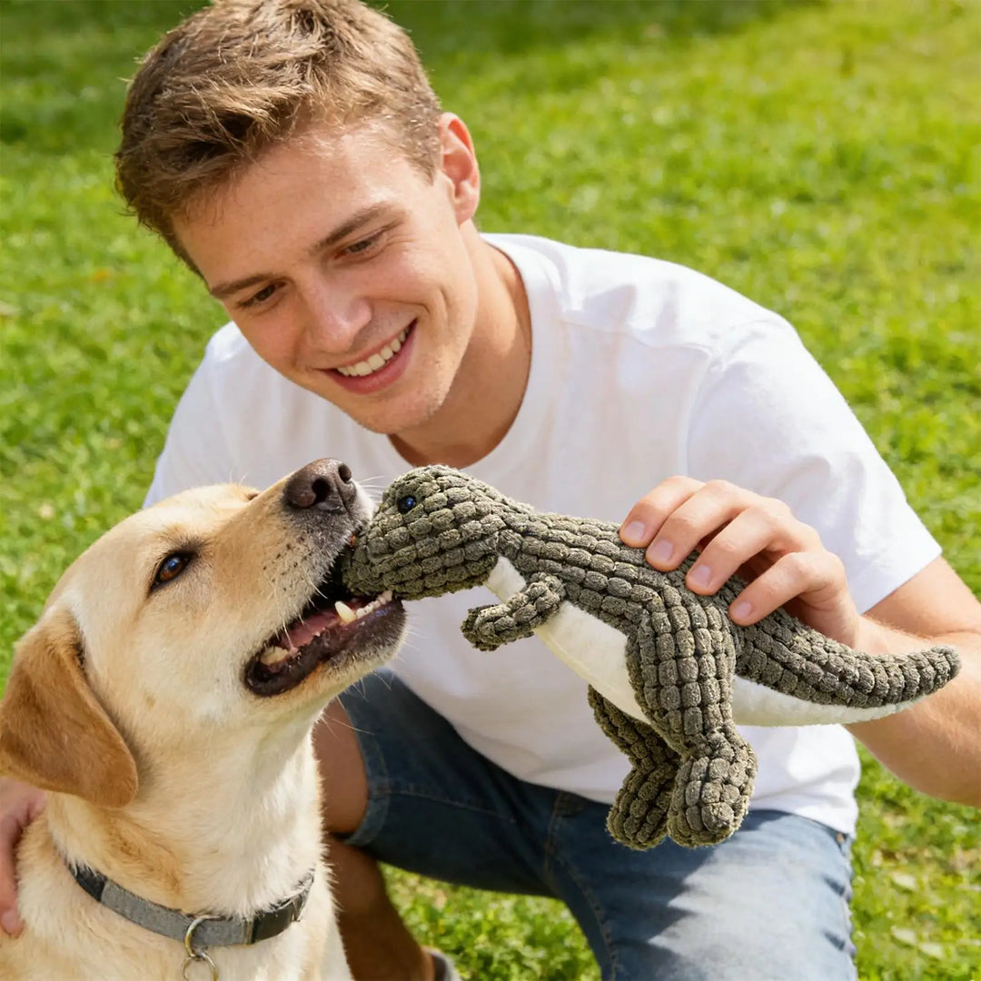 Fun Pet Toy Dog pet plush Dinosaur toy interactive sound anti-demolition home large and small dog boredom companion toy