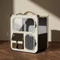 Rolling Cat Carrier with Wheels for Large Cats Small Dogs Up To 10kg  Ideal for Travel Walking and Camping Cat Handbag Dog Bag