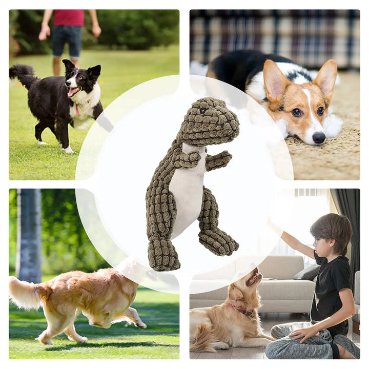 Fun Pet Toy Dog pet plush Dinosaur toy interactive sound anti-demolition home large and small dog boredom companion toy
