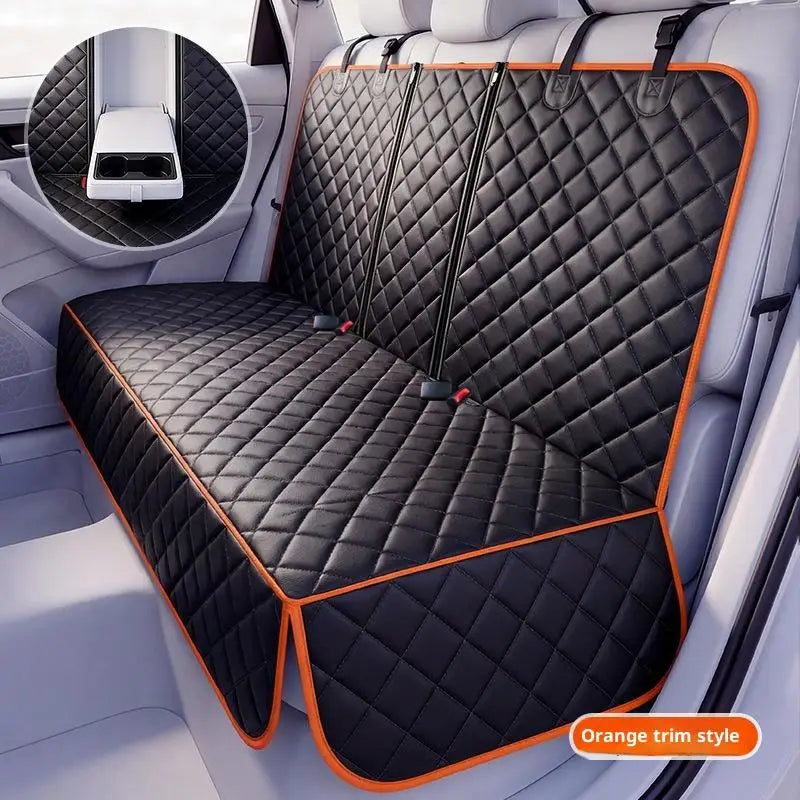 [G] Pet Dog Cat Car Seat Cover Pet Car Seat Pet Car Carrier Cushion Waterproof Wear Resistant Rear Seat Portable Pet Supplies