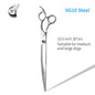 Crane Big Curved Pet Scissors 7.0/7.5/ 8/ 9/ 10 Inch For Dog Grooming Cutting High Quality Shears Large Dog Grooming VG10 Steel