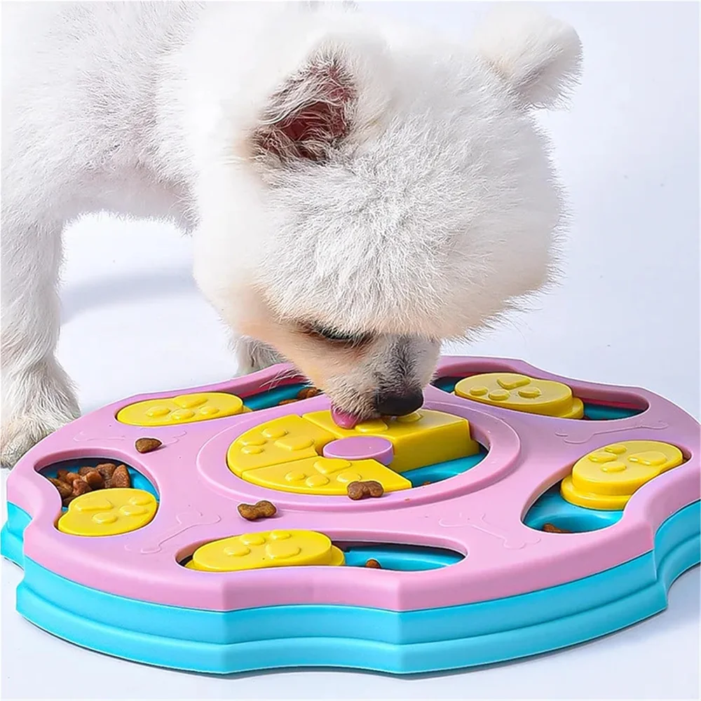 Dog Puzzle Toys Slow Feeder Interactive Increase Puppy IQ Food Dispenser Slowly Eating NonSlip Bowl Pet Cat Dogs Training Game