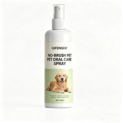 Pet oral freshener spray, which can freshen breath and promote the oral health of cats and dogs