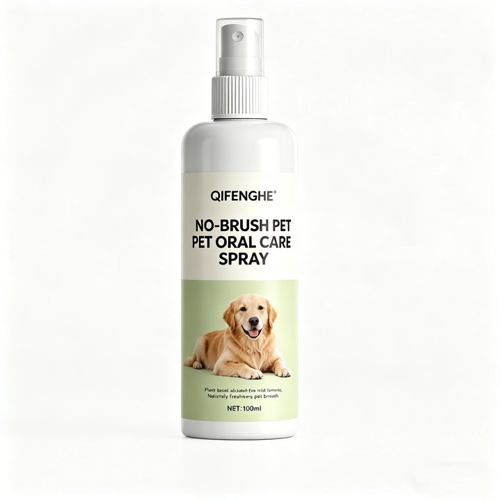 Pet oral freshener spray, which can freshen breath and promote the oral health of cats and dogs
