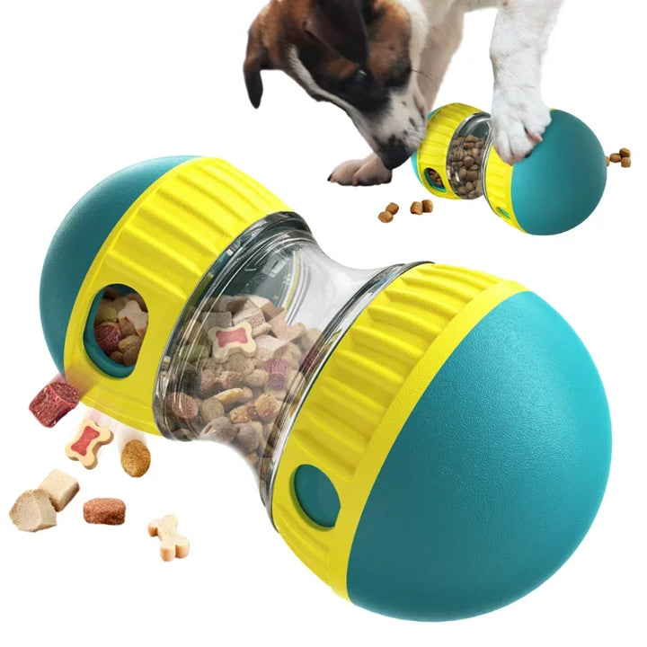 Dog Interactive Toys Adjustable Slow Feeder Food Treat Dispensing Toy for Dogs IQ Training Rolling Ball Puzzle Toy Pet Supplies