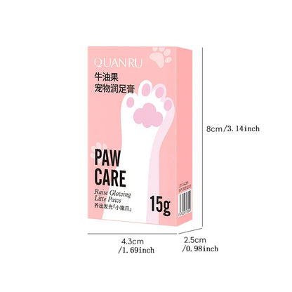 Pet paw care cream, rich in natural plant ingredients, gentle moisturizing, alcohol free, pet care moisturizing cream