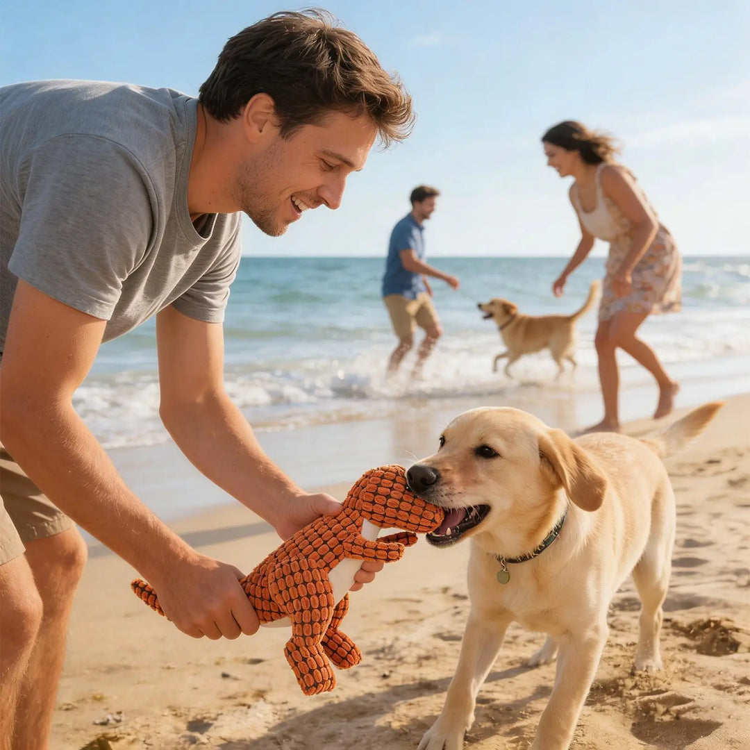 Fun Pet Toy Dog pet plush Dinosaur toy interactive sound anti-demolition home large and small dog boredom companion toy