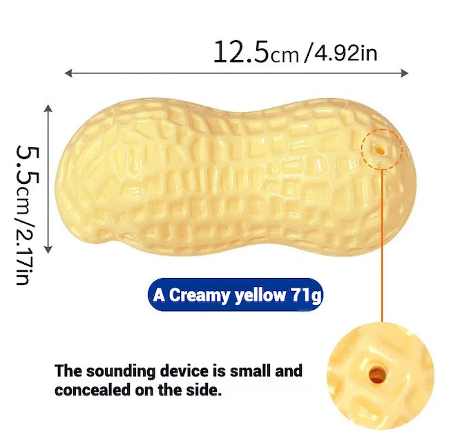 Pet Toys TPR Simulation Peanut Sound Toy Vegetable Series Dog Toys Dog Play Interactive Teeth Grinding Pet Supplies