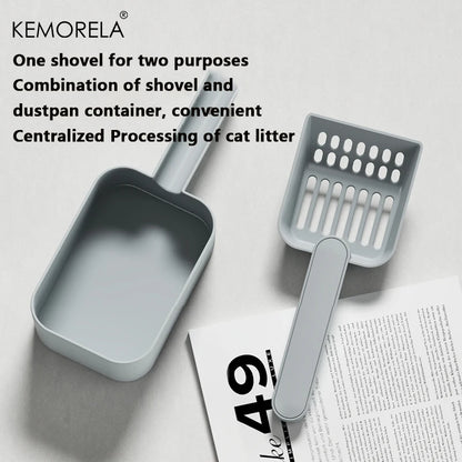 KEMORELA Cat Litter Scoop Self-Cleaning Cat Litter Box Shovel Kitty Toilet Clean Tool for Litter Tray Shovel Cat Supplies