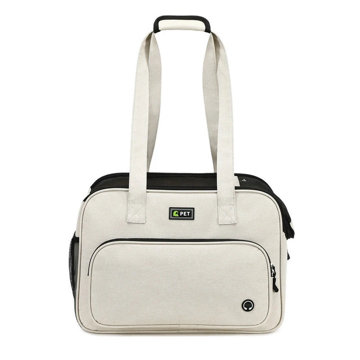 Pet carrier bag for cats and small dogs, portable handbag for outings, large-capacity pet carrier for puppies