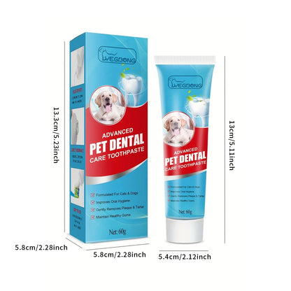 Pet ToothpasteFreshens Breath & Reduces Bad BreathRemoves Tartar & Cleans TeethOral Care Edible Toothpaste for Dogs & Cats