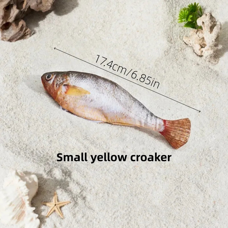 Electric Cat Toy Fish Pet Cat Toys Catnip Simulation Fish Swing Kitten Dance Fish Toy Funny Cats Playing Supplies USB Charging