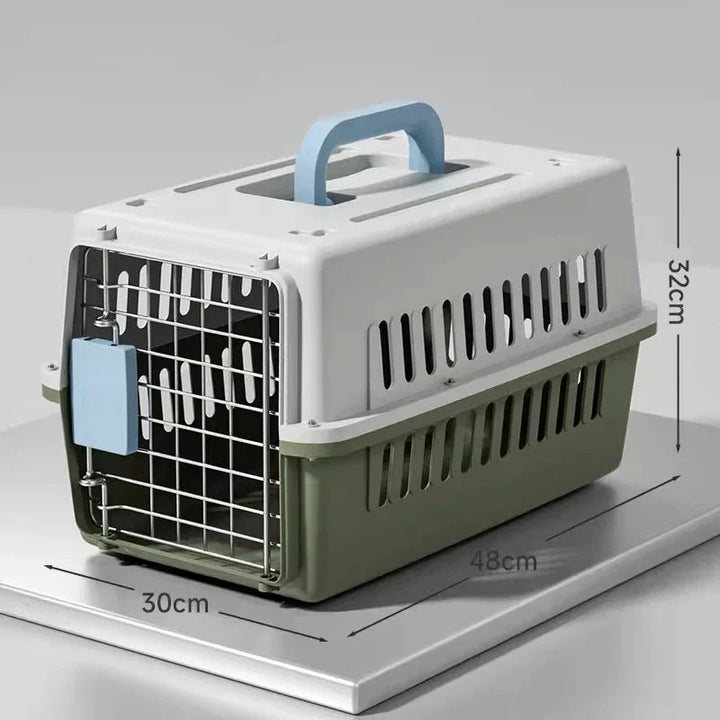 Outdoor Pet Cat Carrier Bag - Large Capacity Aviation Box with Car Mounted Design, Breathable & Portable