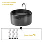 Automatic Water Fountain:Pet Water Fountain Pet Water Feeder Indoor Cat/Dog Drinking Bowl Water Dispenser Silent( No 5V 1A Plug)