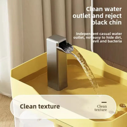 Cat Water Fountain: Automatic Pet Water Dispenser with Filters, Circulating and Flowing Water, Intelligent Design for Cats