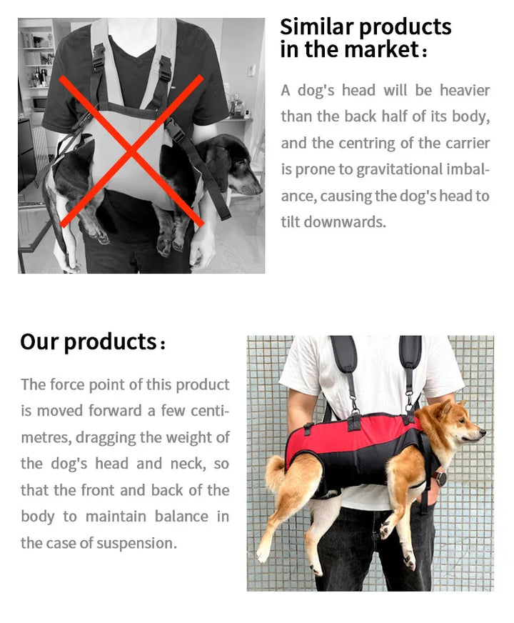 Pet Travel Backpack Shoulder Carrier Outdoor Hiking Walk Durable Comfortable Oxford Fabric Dog Carrying Bag Strap Fixation Bag